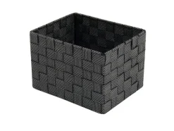Ablagekorb 18 x 23 cm Schwarz/ Weiß