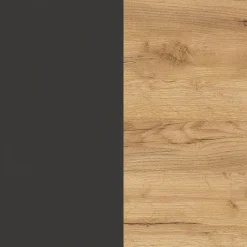 Aktenregal PODIUM 75 x 120 cm Graphit/ Navarra Eiche