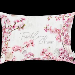 APELT Kissen, gefüllt - KIRSCHBLÜTE 33x45cm mehrfarbig