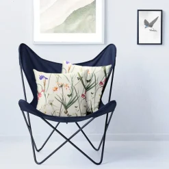 APELT Kissenhülle FRÜHJAHRSBLÜTEN-MOTIV 40x40cm mehrfarbig