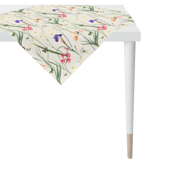 APELT Tischdecke FRÜHJAHRSBLÜTEN-MOTIV 88x88cm mehrfarbig