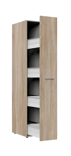 Apothekerschrank 30 x 185 cm braun