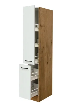 Apothekerschrank Avila Weiß / Braun