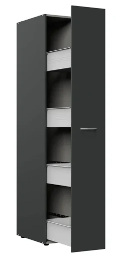 Apothekerschrank MULTIRAUMKONZEPT 30 x 185 cm graphitfarben