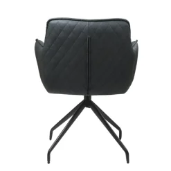 Armlehnstuhl BALTIMORE anthrazit/schwarz