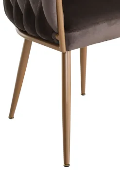 Armlehnstuhl WALEAH G braun