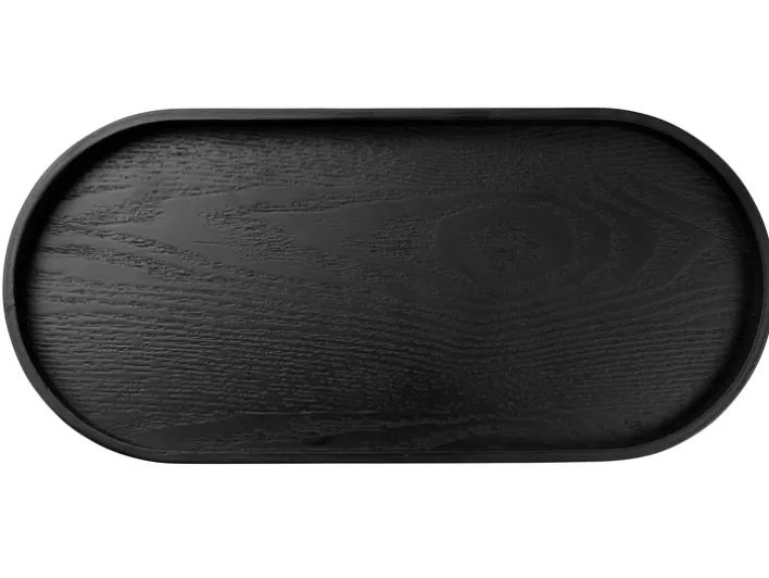 ASA Tablett WOOD 35,5x16,5 cm schwarz