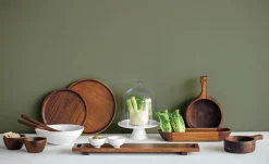 ASA Teller WOOD Ø 15 cm Holz braun