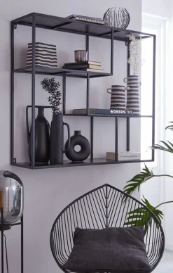 ASA Vase RAYU rechteckig 17 cm naturfarbig gestreift