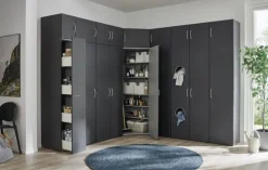 Aufsatzschrank MULTIRAUMKONZEPT 40 x 40 x 40 cm graphitfarben