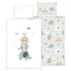 baby best Renforcé-Babybettwäsche ELEFANTS 100 x 135 cm hellgrau/weiß/bunt