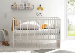 Babybett FIEN grau/ braun