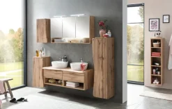 Bad-Hängeschrank ANTWERPEN braun 30cm