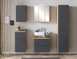 Bad-Hochschrank GENT grau