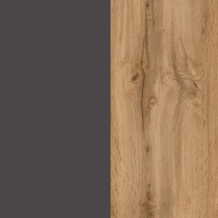 Bad-Hochschrank GENT grau/braun