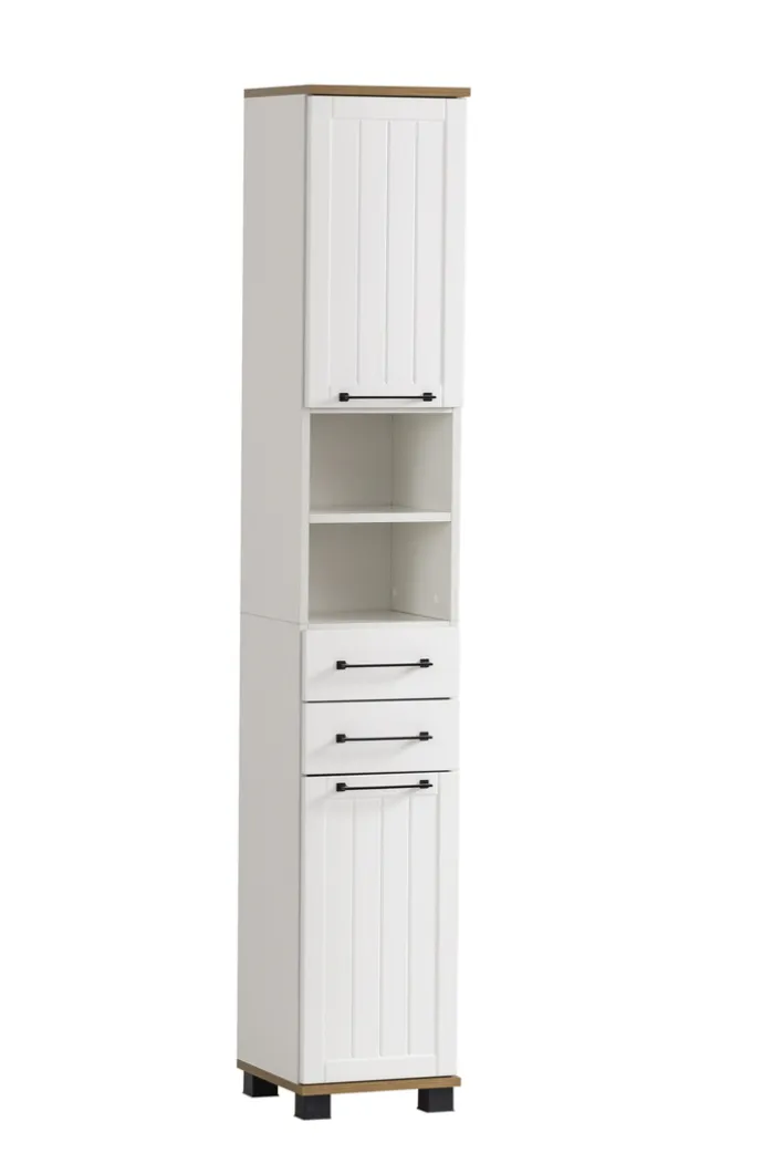 Bad-Hochschrank H300/154220 weiß