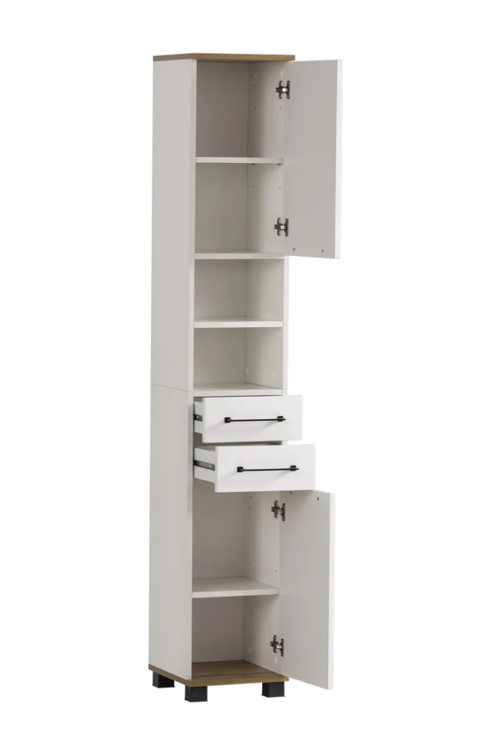 Bad-Hochschrank H300/154220 weiß