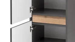 Bad-Midischrank BRÜGGE grau