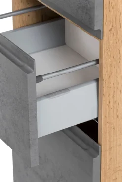 Bad-Midischrank GENT hellgrau/braun 40cm