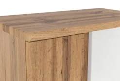 Bad-Midischrank GENT weiß/braun 65cm 2-türig