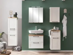 Bad-Midischrank LÜTTICH weiß