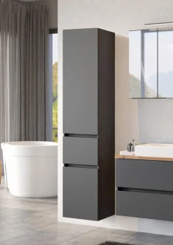 Bad-Seitenschrank BREGENZ grau