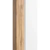 Bad-Seitenschrank GENT weiß/braun 65cm 2-türig