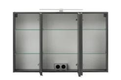 Bad-Spiegelschrank BRÜGGE grau 100cm