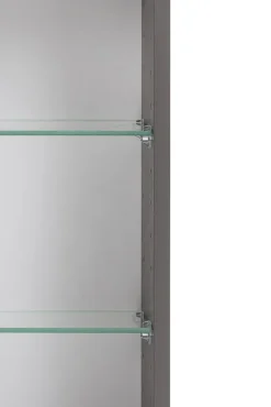 Bad-Spiegelschrank BRÜGGE grau 100cm