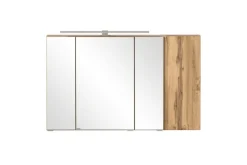 Bad-Spiegelschrank GENT braun MDF-Tür links