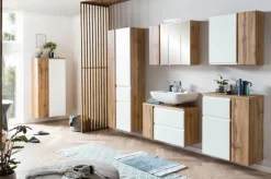 Bad-Unterschrank GENT weiß/braun 65cm