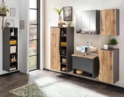 Bad-Waschbeckenunterschrank ANTWERPEN grau 61cm