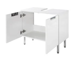 Bad-Waschbeckenunterschrank MARS braun/weiß