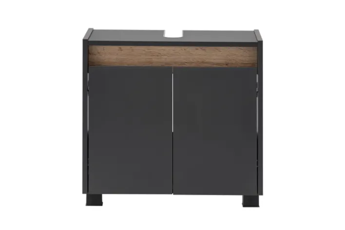 Bad-Waschbeckenuntesrchrank COMSO grau