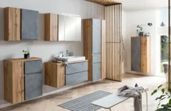 Bad-Waschtisch GENT hellgrau/braun 105cm