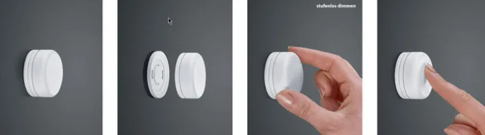 BANKAMP LED Deckenlampe FLAIR 48 cm opalweiß