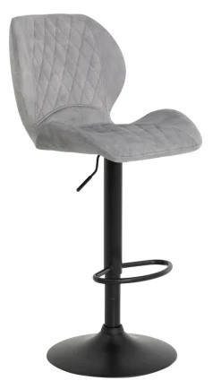 Barhocker BECKY 2er Set grau