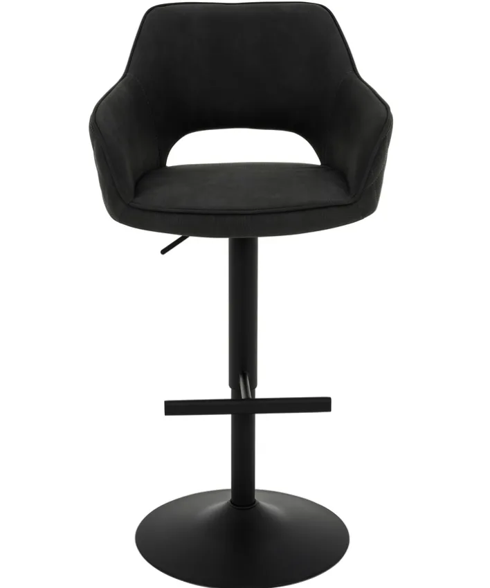 Barhocker BLACKY 60 x 112 cm anthrazit/schwarz