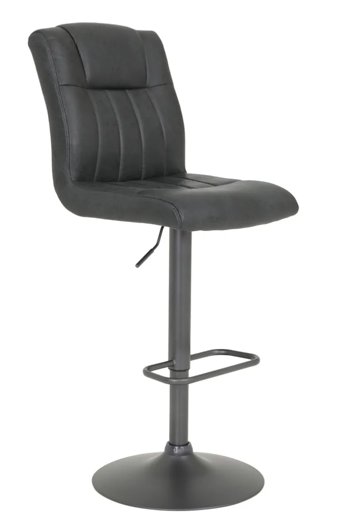 Barhocker ELKE 2er Set grau/Vintage Optik