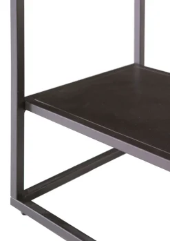 Barschrank PURO 67 x 150 x 42 cm Akazie Massivholz/anthrazit