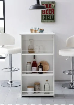 Bartisch 120 x 60 cm weiß