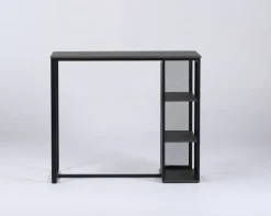 Bartisch CLARENCE dunkelgrau/Eicheoptik