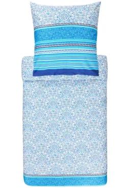 bassetti Satin-Bettwäsche ARONA 135 x 200 cm blau