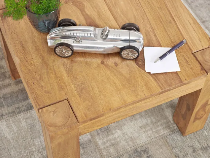 Beistelltisch 60 x 60 cm Akazie