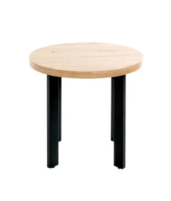 Beistelltisch 50 x 46 cm braun/schwarz