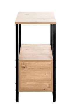 Beistelltisch 30 x 40 cm braun/schwarz