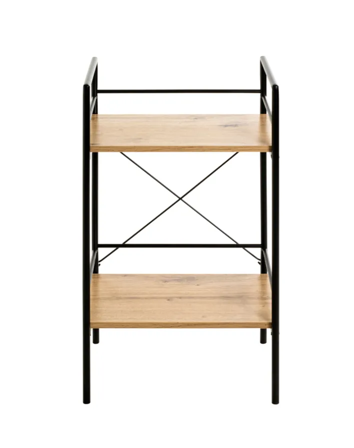 Beistelltisch 34 x 27 cm braun/schwarz