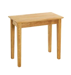 Beistelltisch 56 x 52 cm Eiche massiv braun