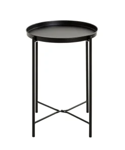 Beistelltisch 50 x 50 cm schwarz