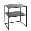 Beistelltisch 50 x 40 cm schwarz